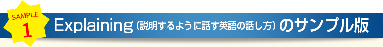 Explainingのサンプル版
